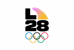 🔥洛杉矶奥运会官方发布定制款赛事logo 致敬传奇球星科比